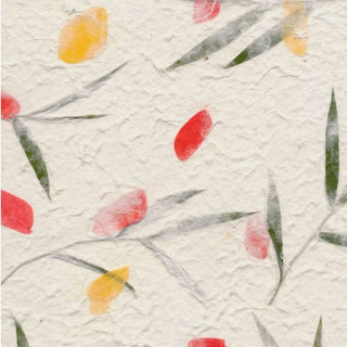 Kozo-papier met bloemen - Bloemenmix 2