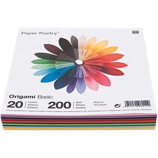 Origami Basic - 20 colors - 10 x 10 cm