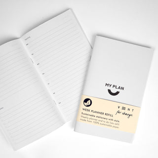 Refill voor hervulbaar notitieboek - Weekplanner