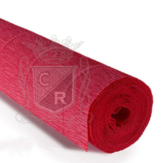Papier crépon 180 gr - Rose Rouge Rouille