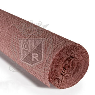 Papier crépon 180 gr - Marrone-Rosa Antico