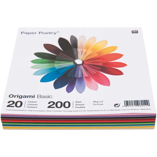 Origami Basic - 20 colors - 5 x 5 cm