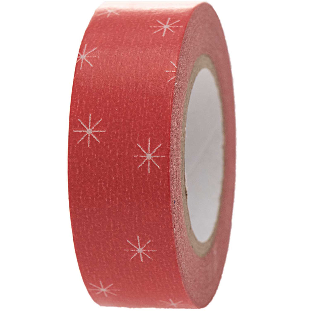 Masking tape 15mm - Xmas is in the air - rood
