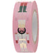Masking tape 15mm - Xmas is in the air - roze met figuren