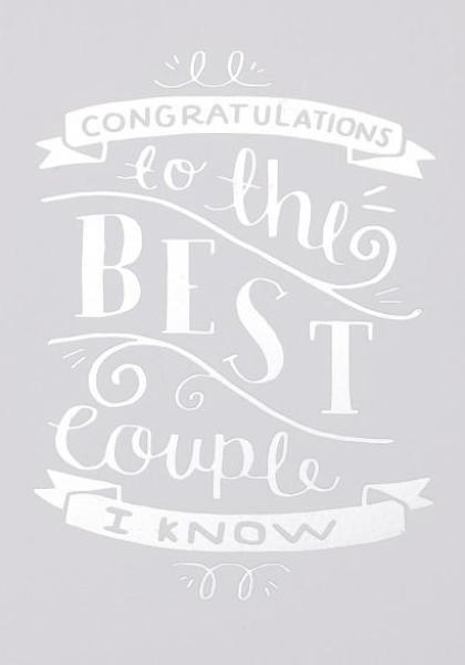 Wenskaart - Steph Baxter - Congratulations to the best couple I know