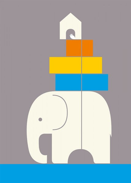 Poster - Elephant & Parcels