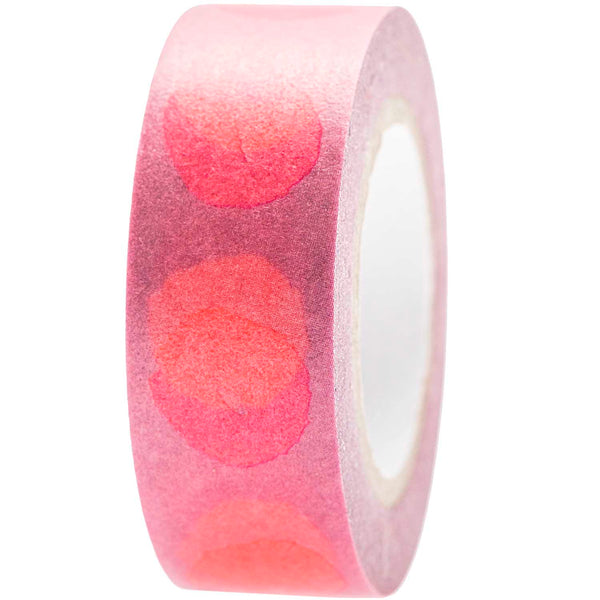 Masking tape 15mm - Crafted Nature - Spot pink