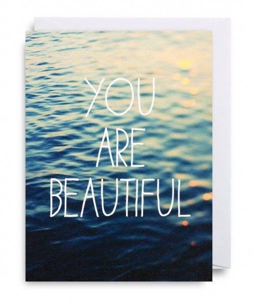 Mini kaartje - Alicia Bock - You are beautiful