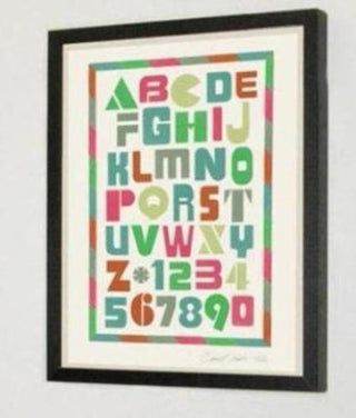 Poster - Sukie - zeefdruk - Alphabet